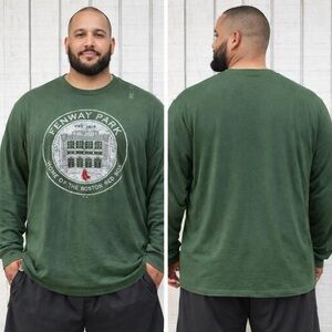NWT 47 Brand Boston Fenway Park Long Sleeve Shirt Men’s 3XL Green